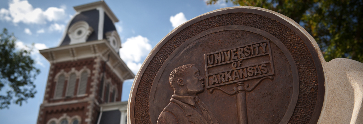 Silas Hunt and Old Main Silas Hunt and Old Main
